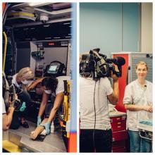 FOTOD | Vaata, mis toimus kaadri taga! Kuidas valmistus ERR Tallinna Tervishoiu Kõrgkoolis "Terevisiooniks" 