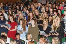 Talvine lõpuaktus Tallinnas